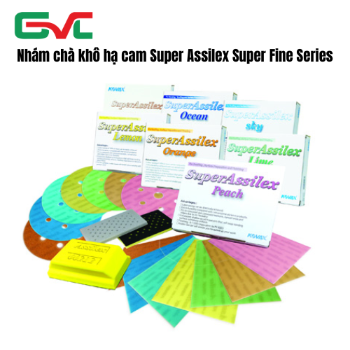 Nhám chà khô hạ cam Super Assilex Super Fine Series - Vật Liệu Hàn GVC - Công Ty CP Công Nghiệp GVC Việt Nam
